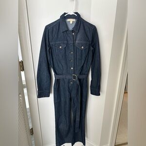 Michael Kors denim jumpsuit, like new!